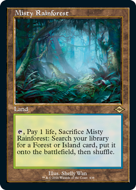 Misty Rainforest (Retro Foil Etched) [Modern Horizons 2] | Tables and Towers