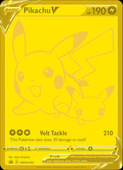 Pikachu V (SWSH145) (Celebrations) [Sword & Shield: Black Star Promos] | Tables and Towers