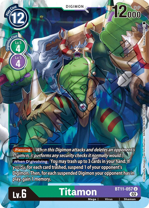 Titamon [BT11-057] [Dimensional Phase] | Tables and Towers