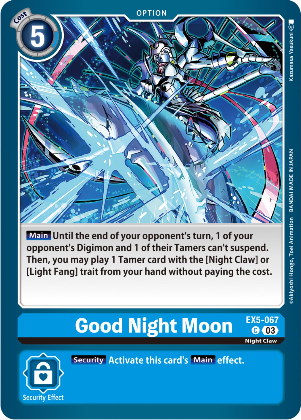 Good Night Moon [EX5-067] [Animal Colosseum] | Tables and Towers