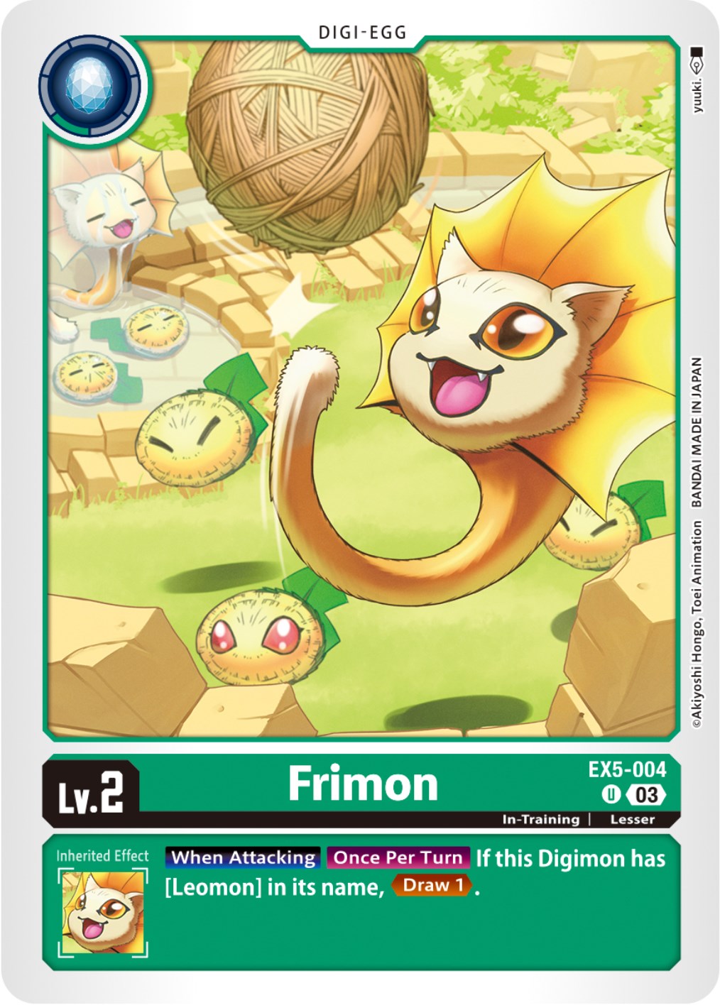 Frimon [EX5-004] [Animal Colosseum] | Tables and Towers