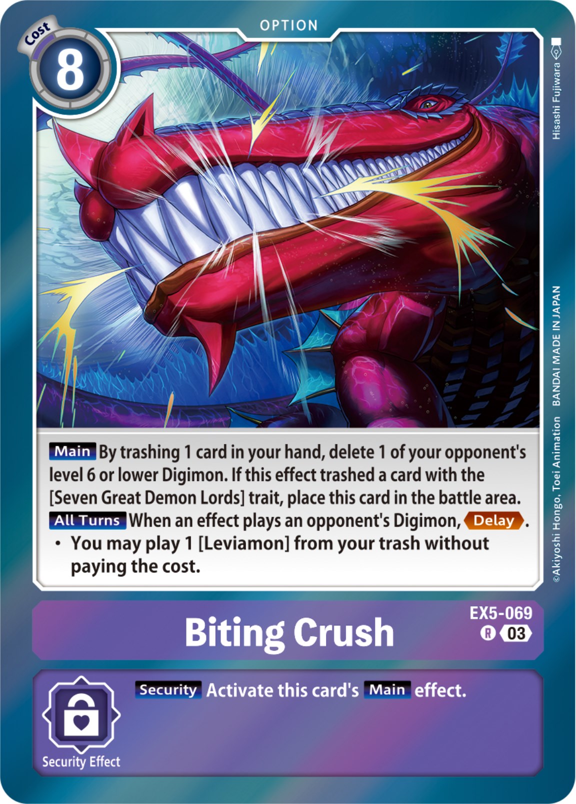 Biting Crush [EX5-069] [Animal Colosseum] | Tables and Towers