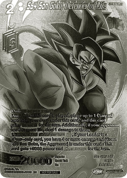 SS4 Son Goku, Defender of Life (2023 Offline Regionals Silver Print) (SD17-02) [Promotion Cards] | Tables and Towers