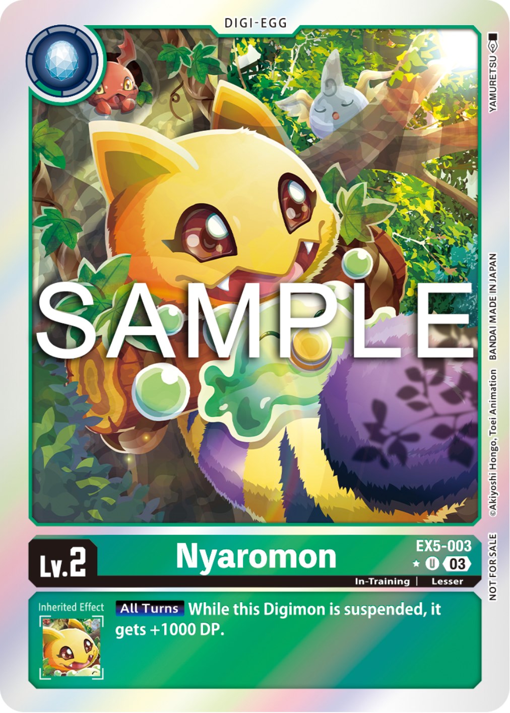 Nyaromon [EX5-003] (Animal Colosseum Box Promotion Pack) [Animal Colosseum] | Tables and Towers