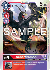 Saberdramon [P-091] - P-091 (3rd Anniversary Update Pack) [Promotional Cards] | Tables and Towers