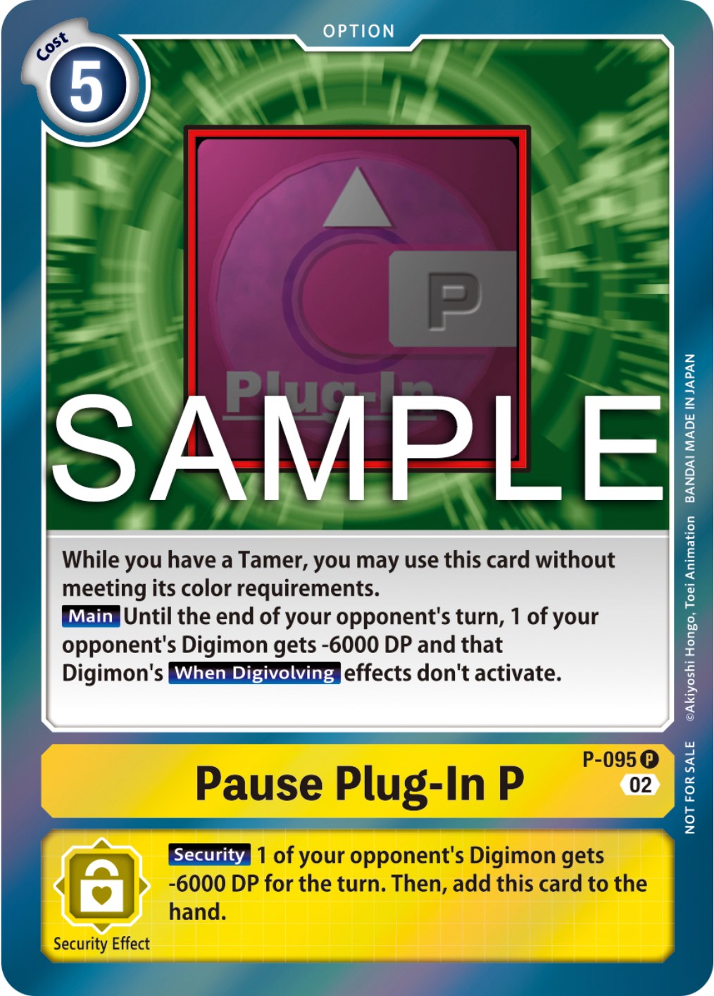 Pause Plug-In P [P-095] (3rd Anniversary Update Pack) [Promotional Cards] | Tables and Towers