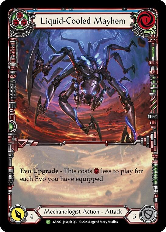 Liquid-Cooled Mayhem (Blue) [LGS200] (Promo)  Rainbow Foil | Tables and Towers