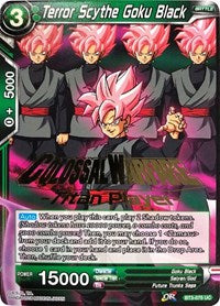 Terror Scythe Goku Black (Titan Player Stamped) (BT3-075) [Tournament Promotion Cards] | Tables and Towers