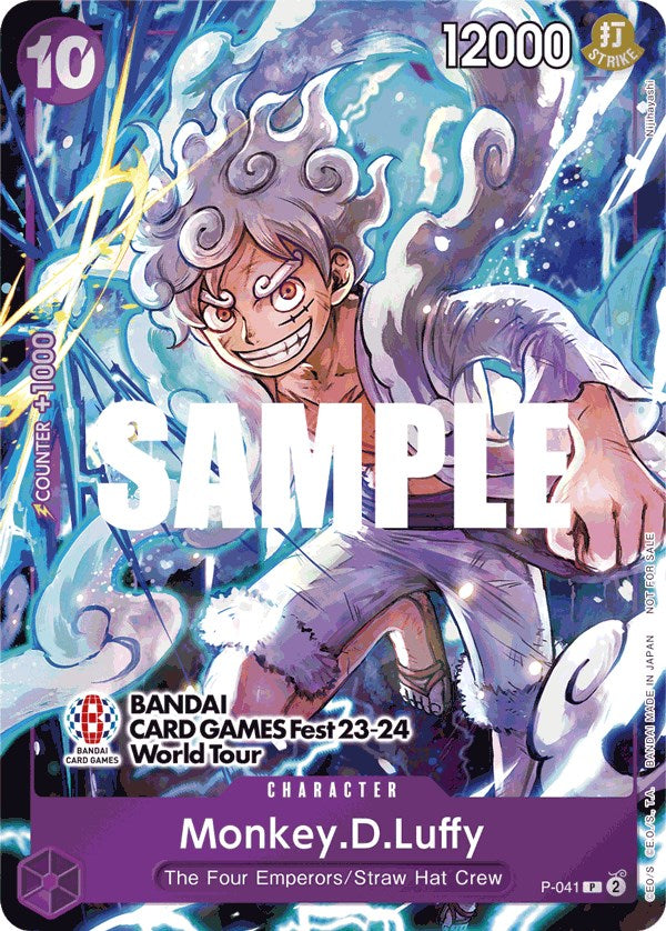 Monkey.D.Luffy (BANDAI CARD GAMES Fest 23-24 World Tour) [One Piece Promotion Cards] | Tables and Towers