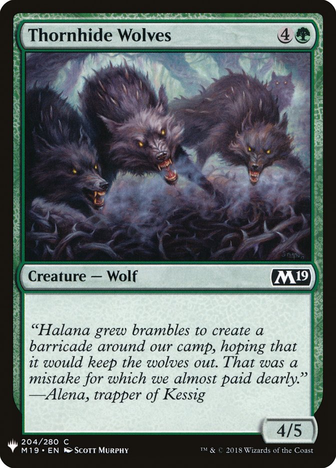 Thornhide Wolves [Mystery Booster] | Tables and Towers