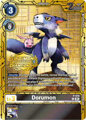 Dorumon [P-070] (Championship 2023 Gold Card Set) [Promotional Cards] | Tables and Towers