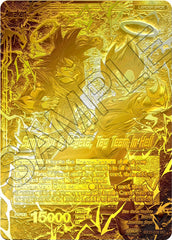 Son Goku // Son Goku & Vegeta, Tag Team in Hell (2023 Championship Finals) (Gold Metal Foil) (BT22-031) [Tournament Promotion Cards] | Tables and Towers