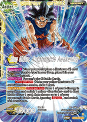 SSB Son Goku // Son Goku, Autonomous Awakening (2023 Championship Finals) (BT23-099) [Tournament Promotion Cards] | Tables and Towers