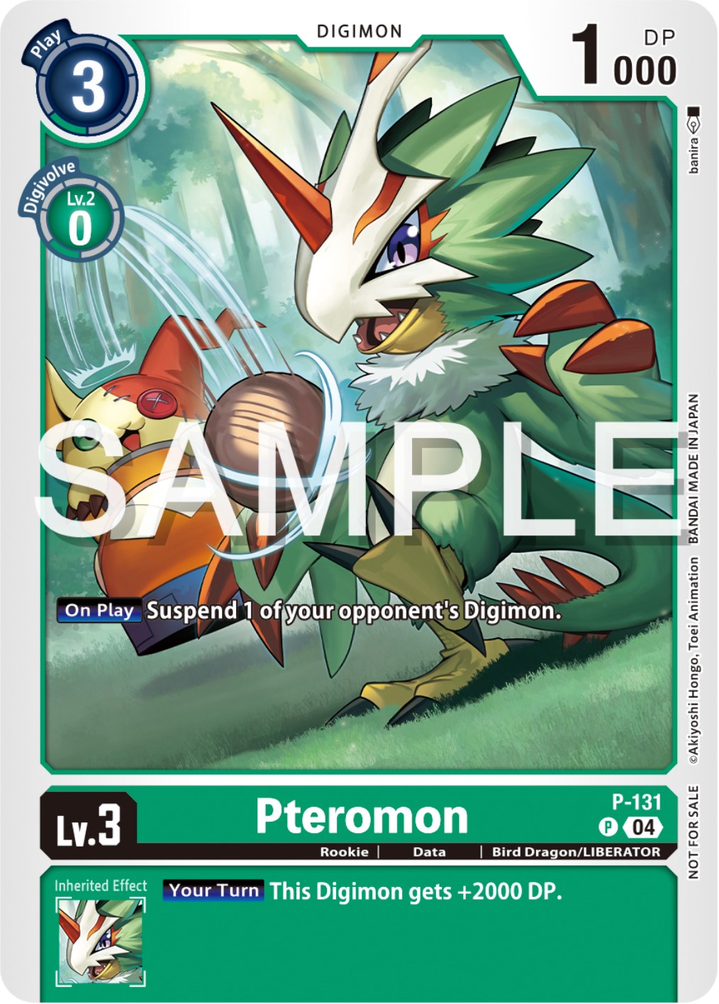 Pteromon [P-131] (Digimon Liberator Promotion Pack) [Promotional Cards] | Tables and Towers