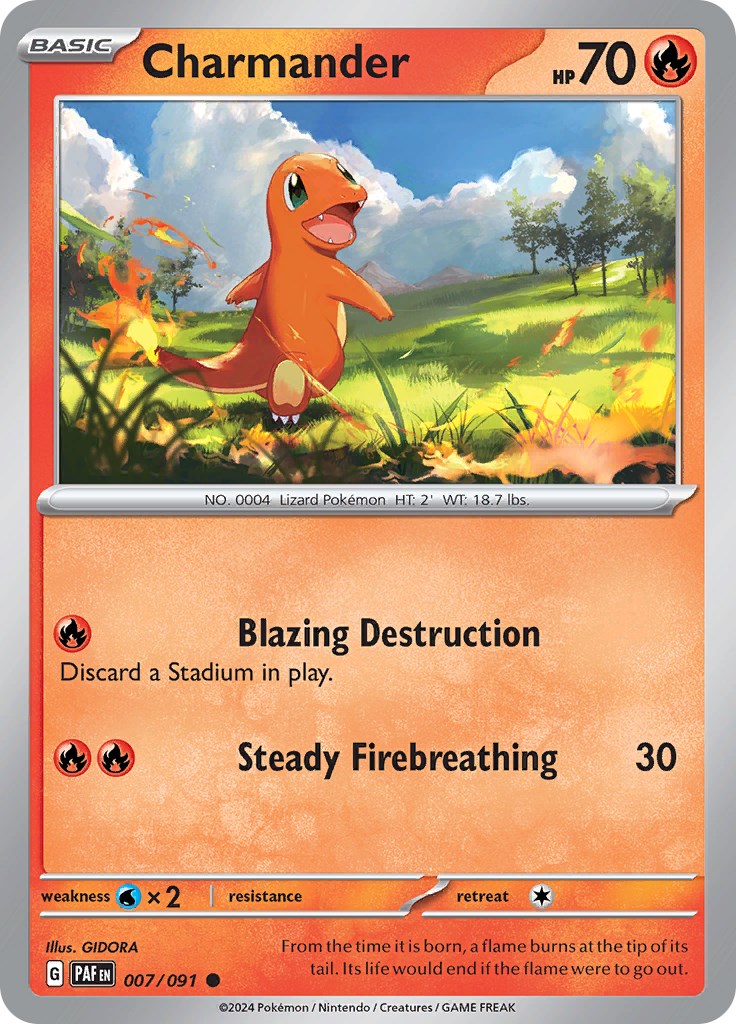 Charmander (007/091) [Scarlet & Violet: Paldean Fates] | Tables and Towers