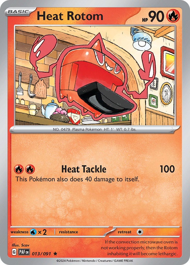 Heat Rotom (013/091) [Scarlet & Violet: Paldean Fates] | Tables and Towers