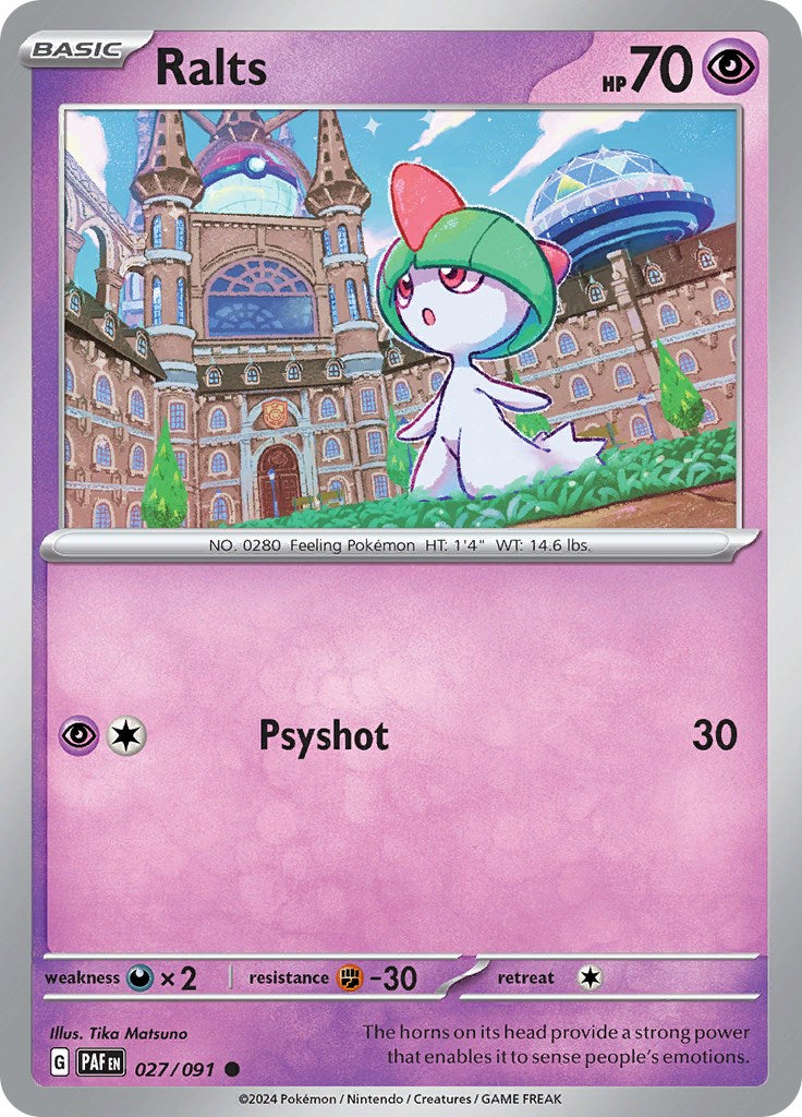 Ralts (027/091) [Scarlet & Violet: Paldean Fates] | Tables and Towers