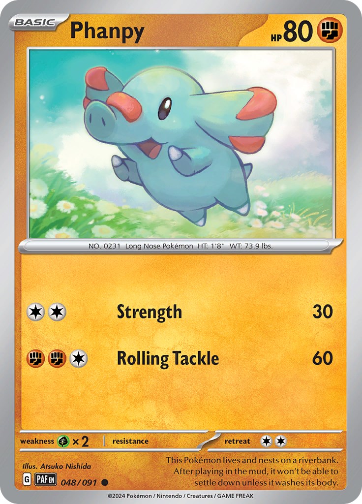 Phanpy (048/091) [Scarlet & Violet: Paldean Fates] | Tables and Towers