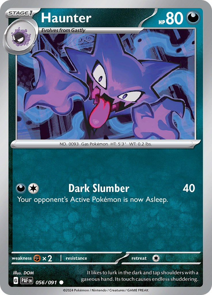 Haunter (056/091) [Scarlet & Violet: Paldean Fates] | Tables and Towers