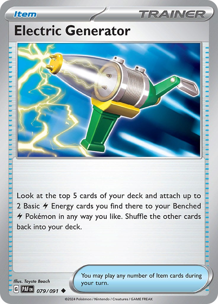 Electric Generator (079/091) [Scarlet & Violet: Paldean Fates] | Tables and Towers