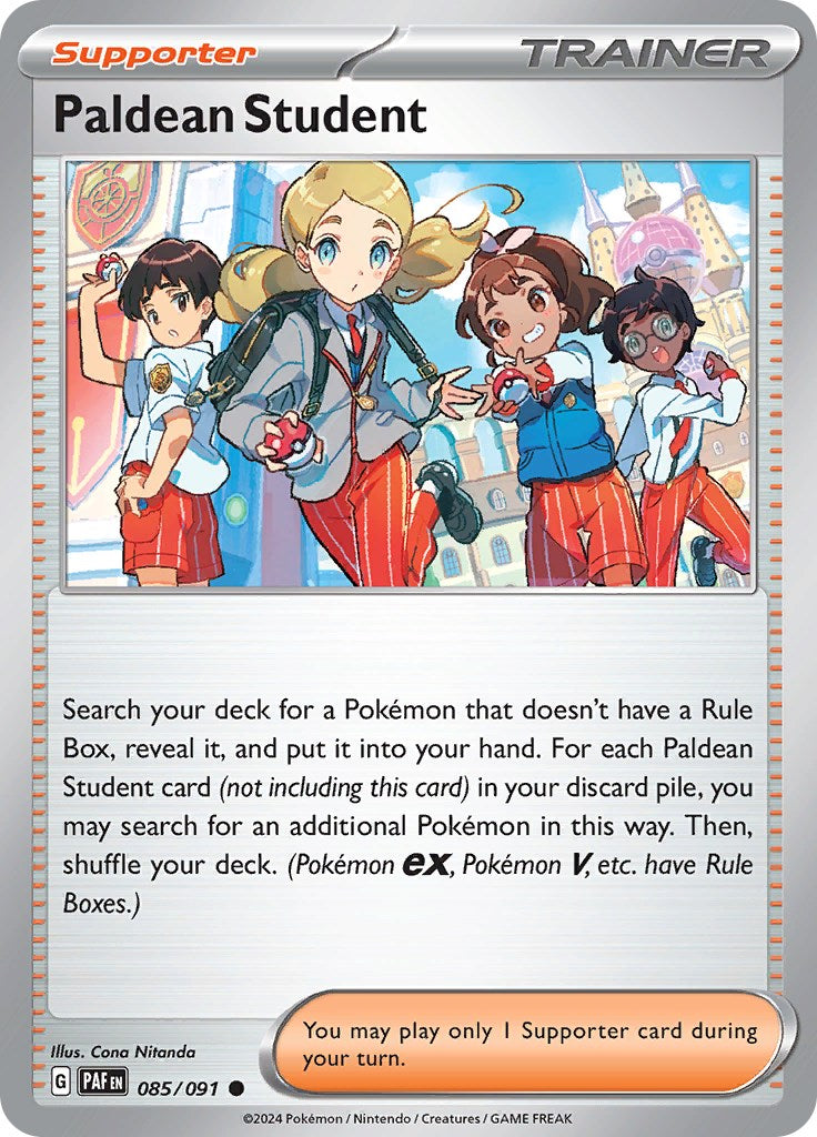 Paldean Student (085/091) [Scarlet & Violet: Paldean Fates] | Tables and Towers