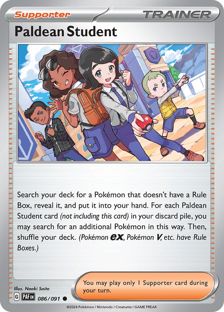 Paldean Student (086/091) [Scarlet & Violet: Paldean Fates] | Tables and Towers