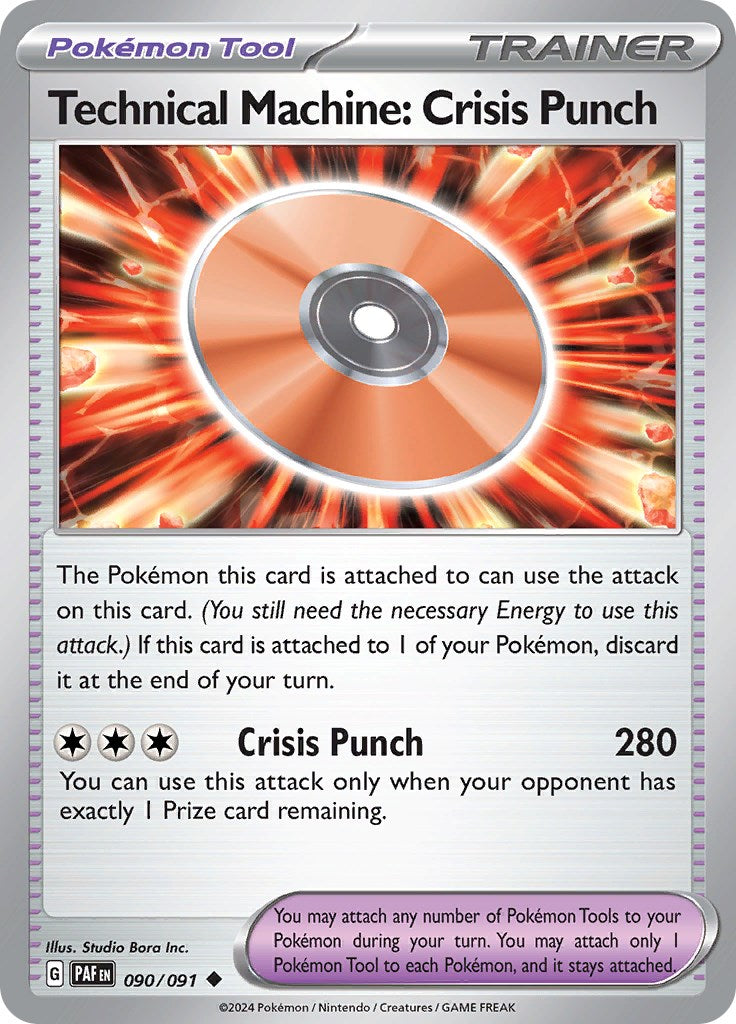 Technical Machine: Crisis Punch (090/091) [Scarlet & Violet: Paldean Fates] | Tables and Towers