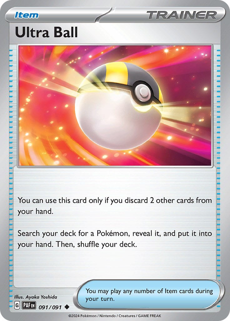 Ultra Ball (091/091) [Scarlet & Violet: Paldean Fates] | Tables and Towers