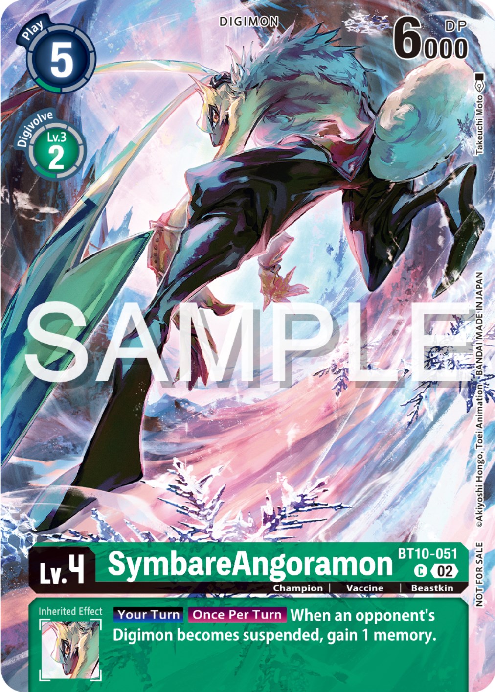 SymbareAngoramon [BT10-051] (Digimon Illustration Competition Pack 2023) [Xros Encounter Promos] | Tables and Towers