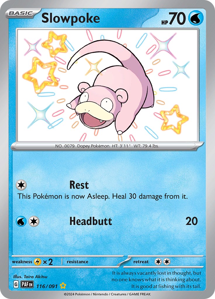 Slowpoke (116/091) [Scarlet & Violet: Paldean Fates] | Tables and Towers