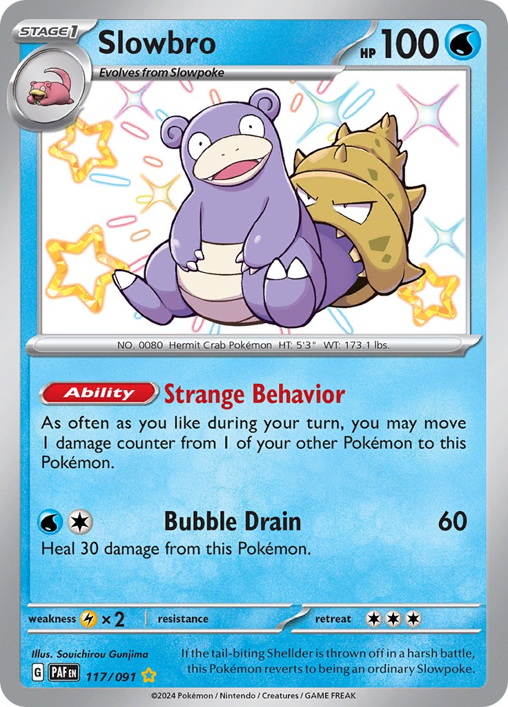 Slowbro (117/091) [Scarlet & Violet: Paldean Fates] | Tables and Towers