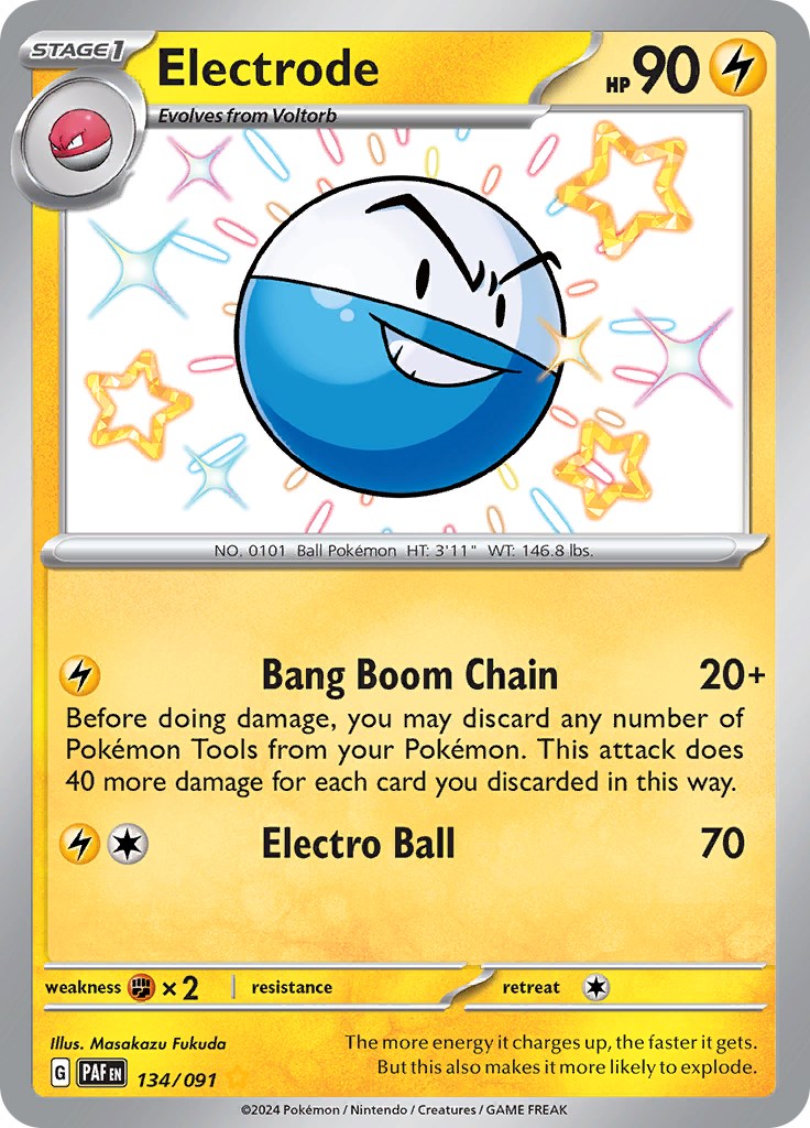 Electrode (134/091) [Scarlet & Violet: Paldean Fates] | Tables and Towers