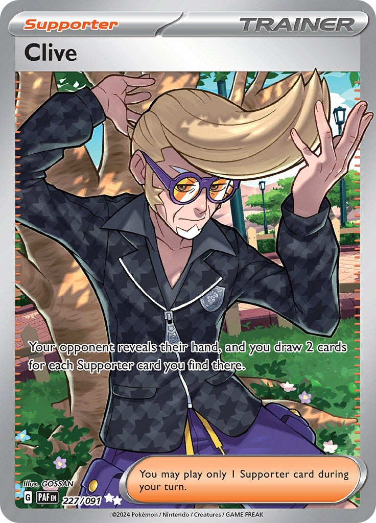 Clive (227/091) [Scarlet & Violet: Paldean Fates] | Tables and Towers