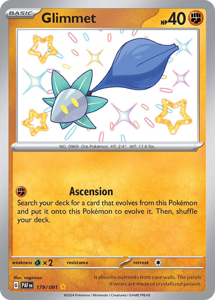 Glimmet (179/091) [Scarlet & Violet: Paldean Fates] | Tables and Towers