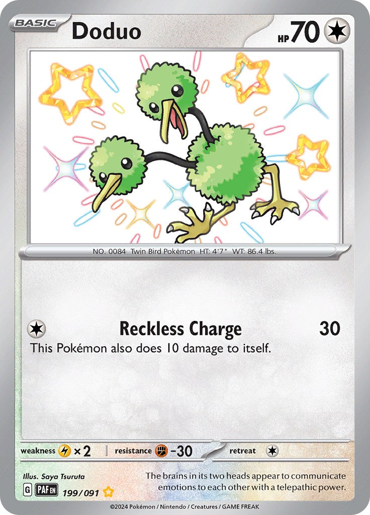 Doduo (199/091) [Scarlet & Violet: Paldean Fates] | Tables and Towers