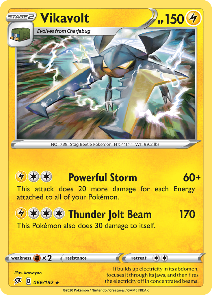 Vikavolt (066/192) [Sword & Shield: Rebel Clash] | Tables and Towers