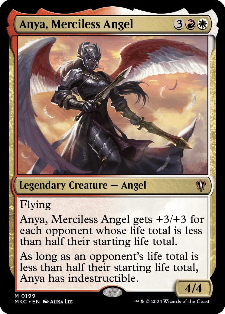 Anya, Merciless Angel [Murders at Karlov Manor Commander] | Tables and Towers