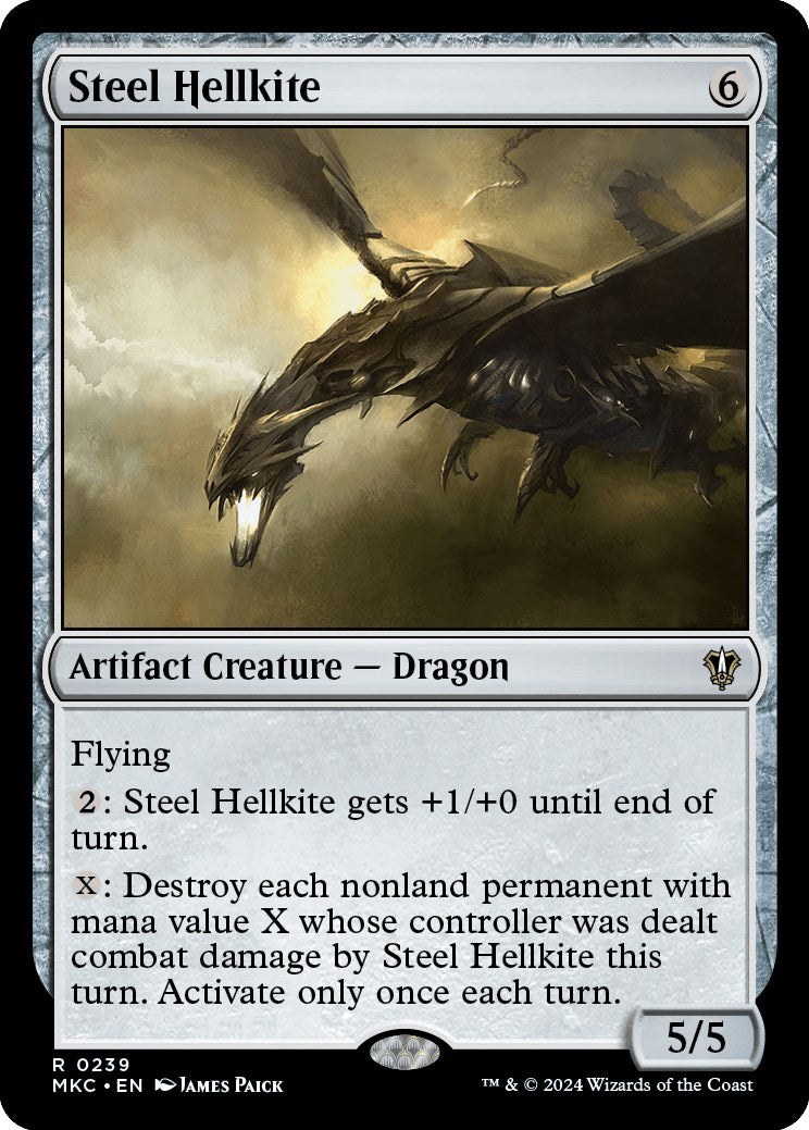 Steel Hellkite [Murders at Karlov Manor Commander] | Tables and Towers