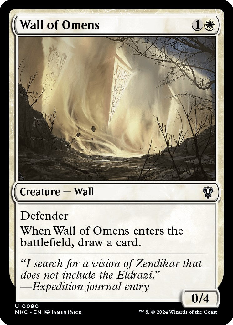 Wall of Omens [Murders at Karlov Manor Commander] | Tables and Towers