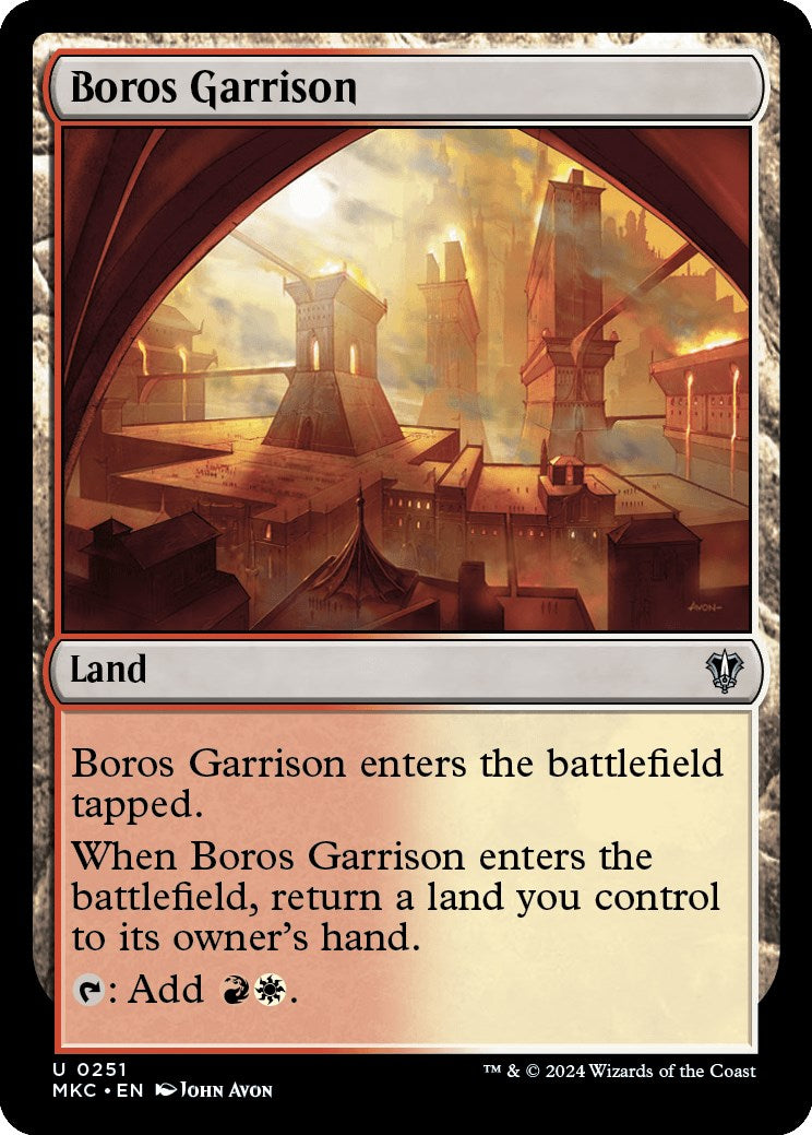 Boros Garrison [Murders at Karlov Manor Commander] | Tables and Towers