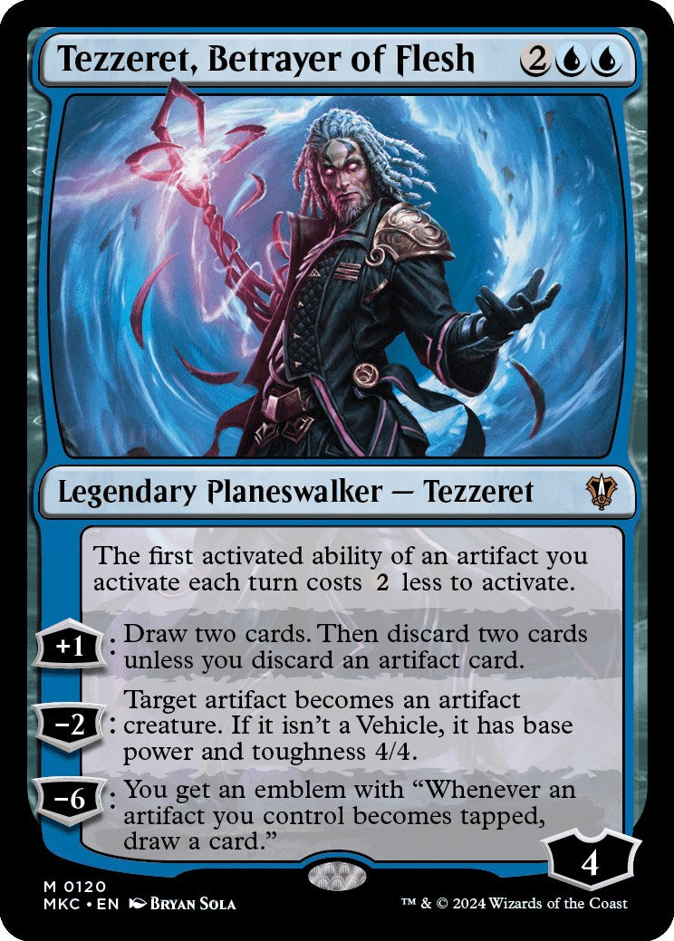 Tezzeret, Betrayer of Flesh [Murders at Karlov Manor Commander] | Tables and Towers