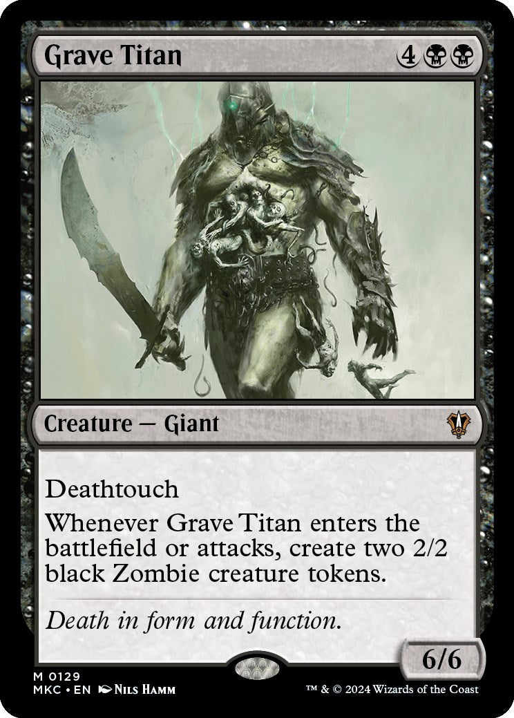 Grave Titan [Murders at Karlov Manor Commander] | Tables and Towers