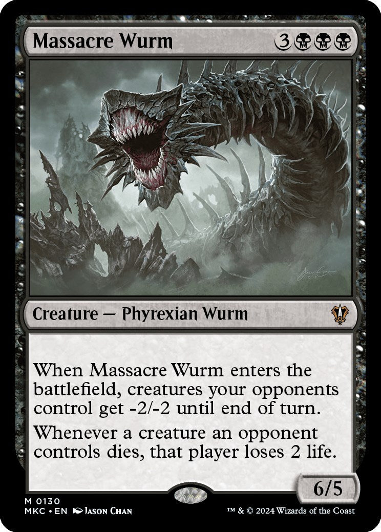 Massacre Wurm [Murders at Karlov Manor Commander] | Tables and Towers