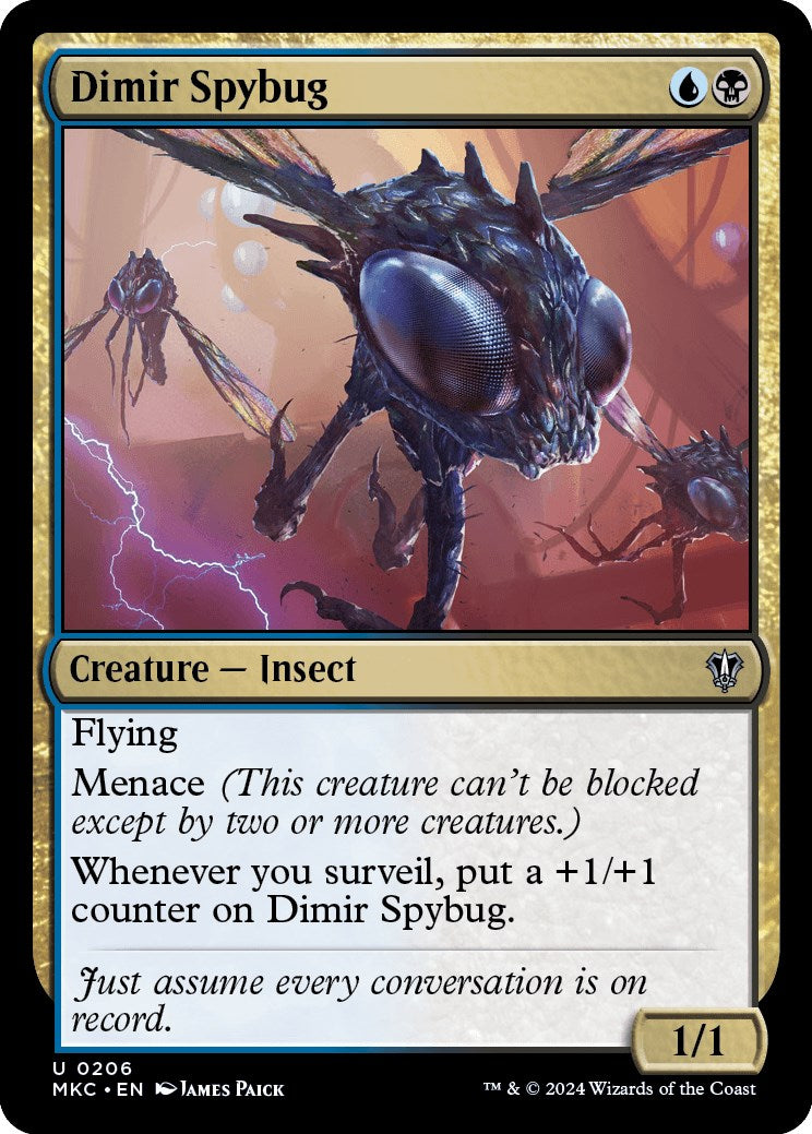 Dimir Spybug [Murders at Karlov Manor Commander] | Tables and Towers