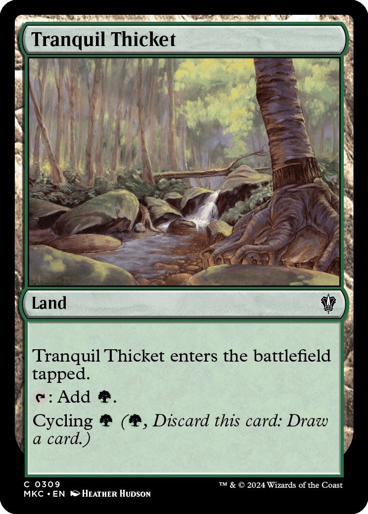 Tranquil Thicket [Murders at Karlov Manor Commander] | Tables and Towers