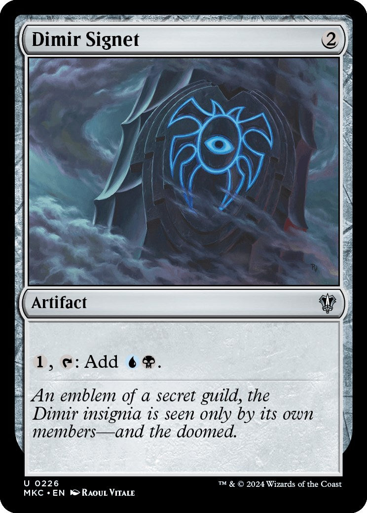 Dimir Signet [Murders at Karlov Manor Commander] | Tables and Towers