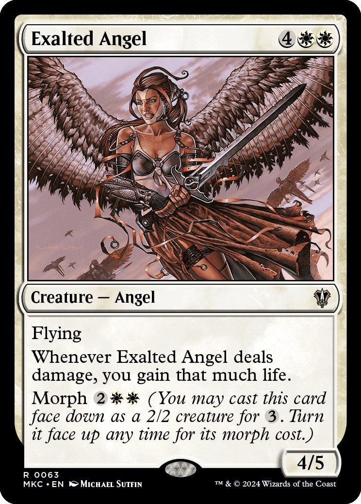 Exalted Angel [Murders at Karlov Manor Commander] | Tables and Towers