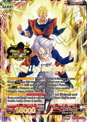 Son Gohan & Trunks // SS Son Gohan & Trunks, Warriors Meeting a Challenge (2023 Worlds ZENKAI 06 Leader Set) (BT23-001) [Tournament Promotion Cards] | Tables and Towers