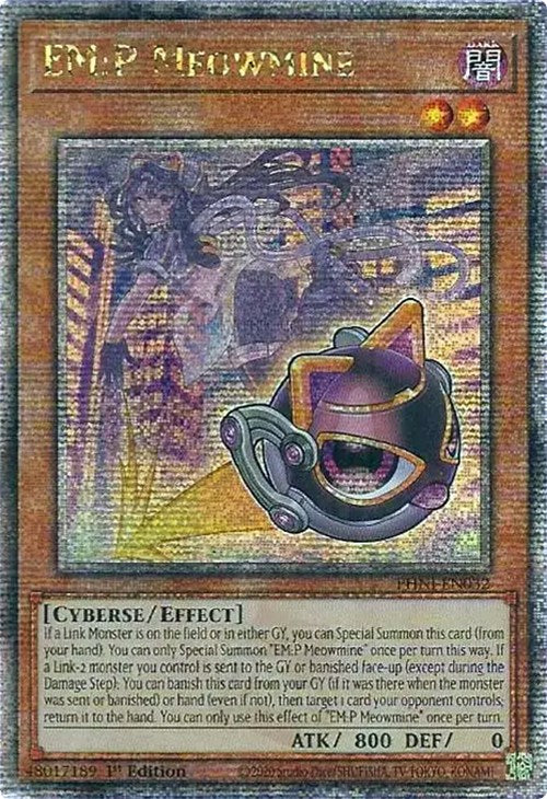 EM:P Meowmine [PHNI-EN032] Quarter Century Secret Rare | Tables and Towers