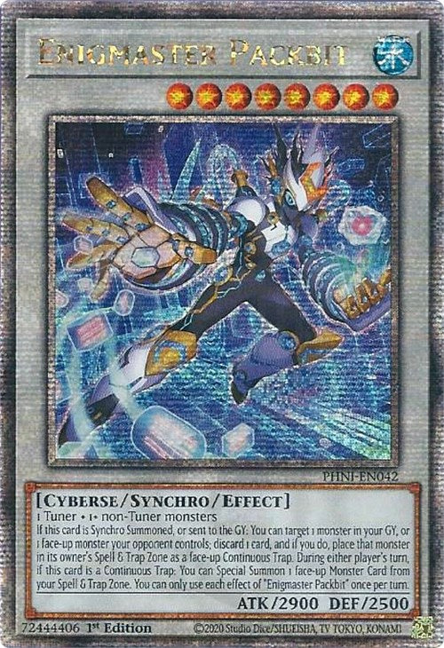 Enigmaster Packbit [PHNI-EN042] Quarter Century Secret Rare | Tables and Towers